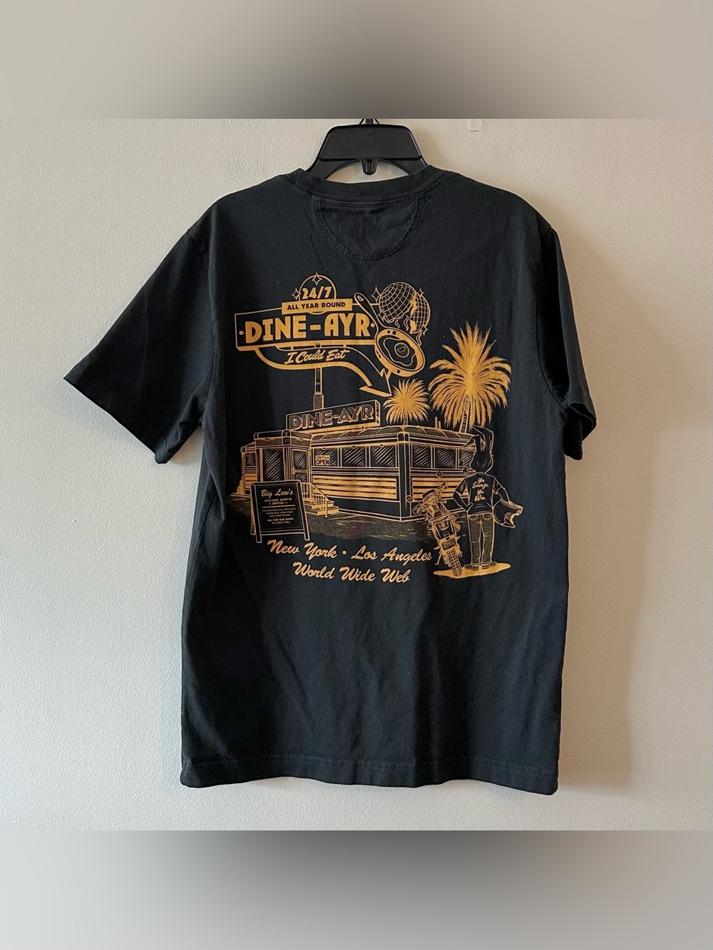 AYR Dine Diner Graphic Short Sleeve Tee T Shirt Preppy S?